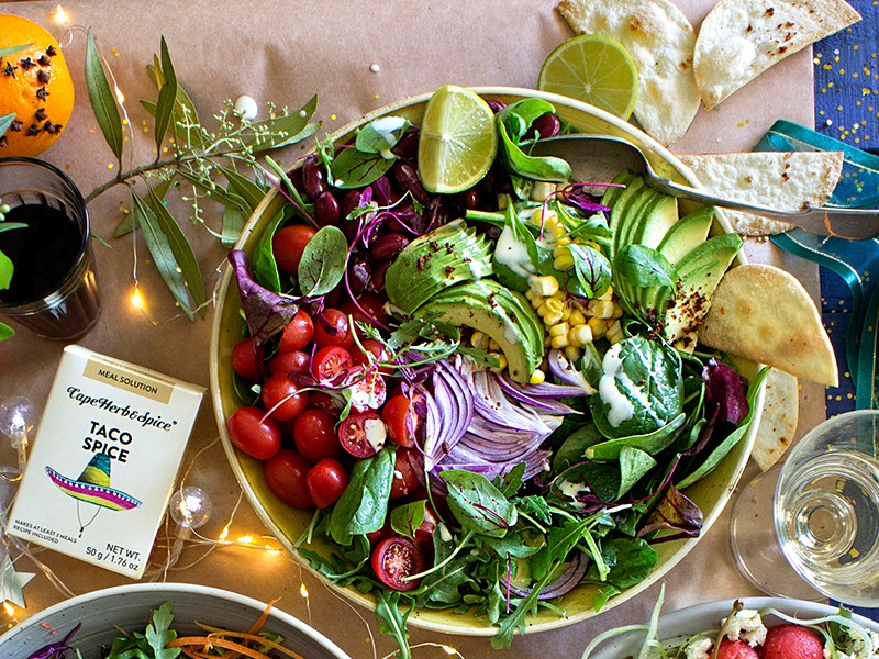CHRISTMAS SALAD 2 - TACO SALAD